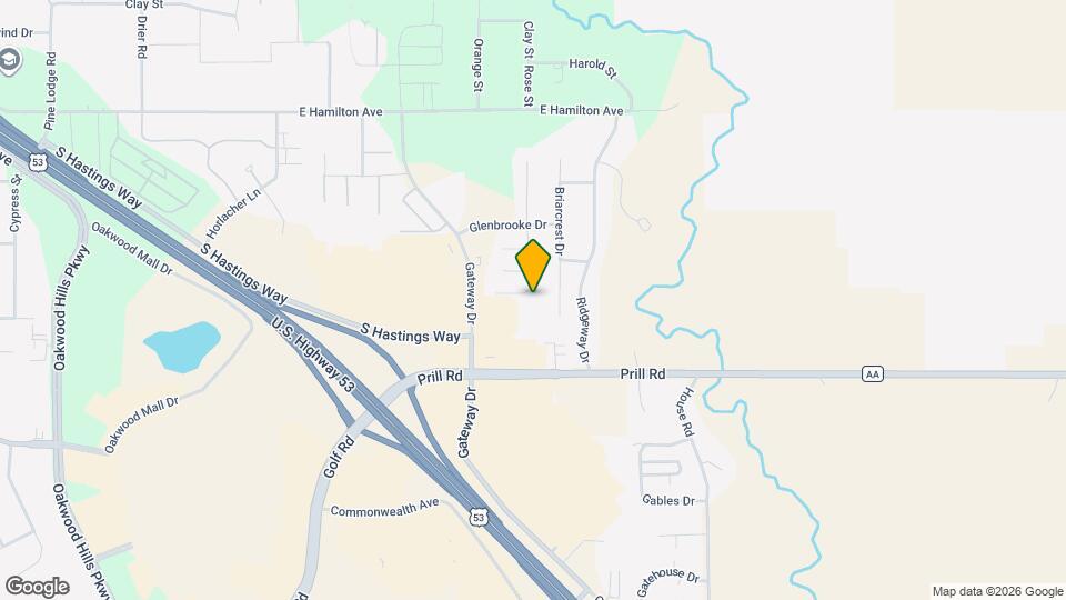 3563 E Meadows Pl Mapa y Detalles de la Ubicación