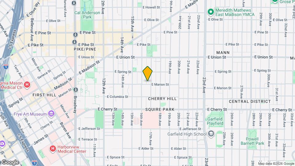 1614 E Marion St Map and Location Details