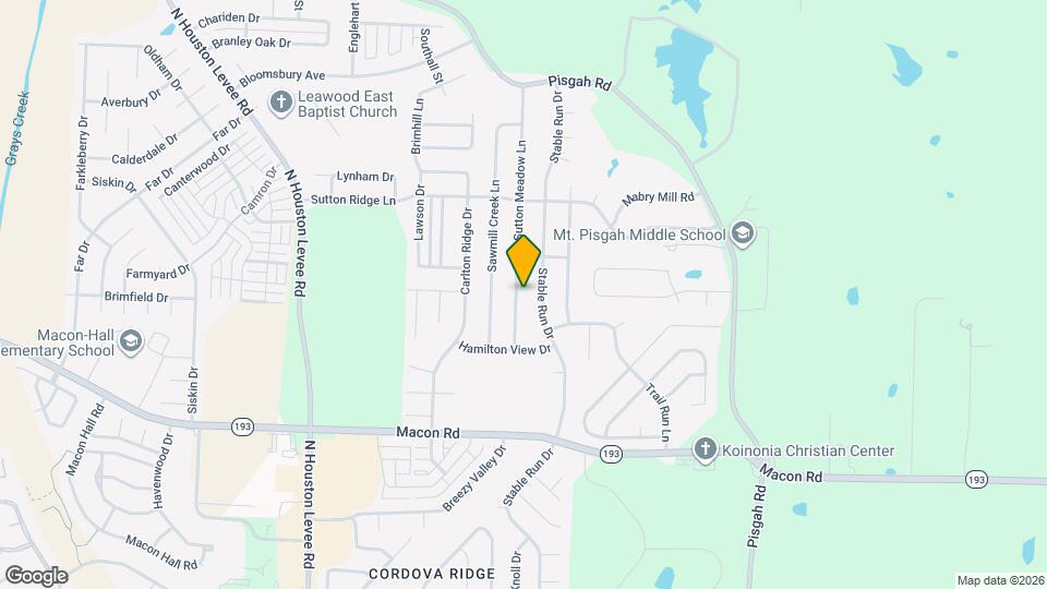 1432 Sutton Meadow Ln Map and Location Details