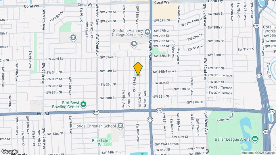 3500 SW 87th Pl Map and Location Details