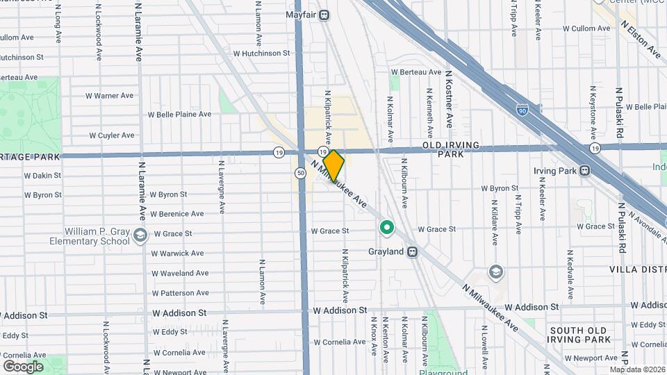 3922-3924 N Milwaukee Ave Map and Location Details