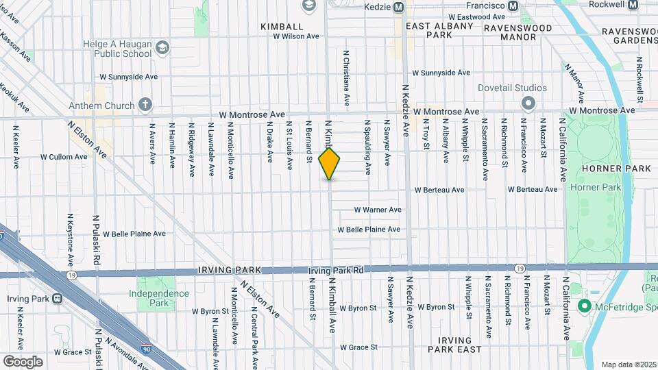 4206 N Kimball Ave-Unit -4206-1E Map and Location Details