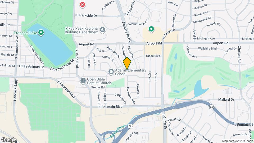 2113 Saranac Dr Map and Location Details