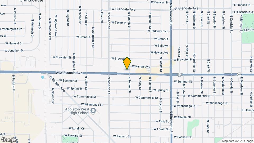 1106 W Wisconsin Ave, Unit Apt 4 Mapa y Detalles de la Ubicación