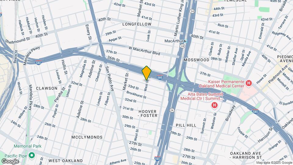 3405 West St Map and Location Details