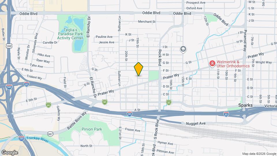 1866 E St Map and Location Details