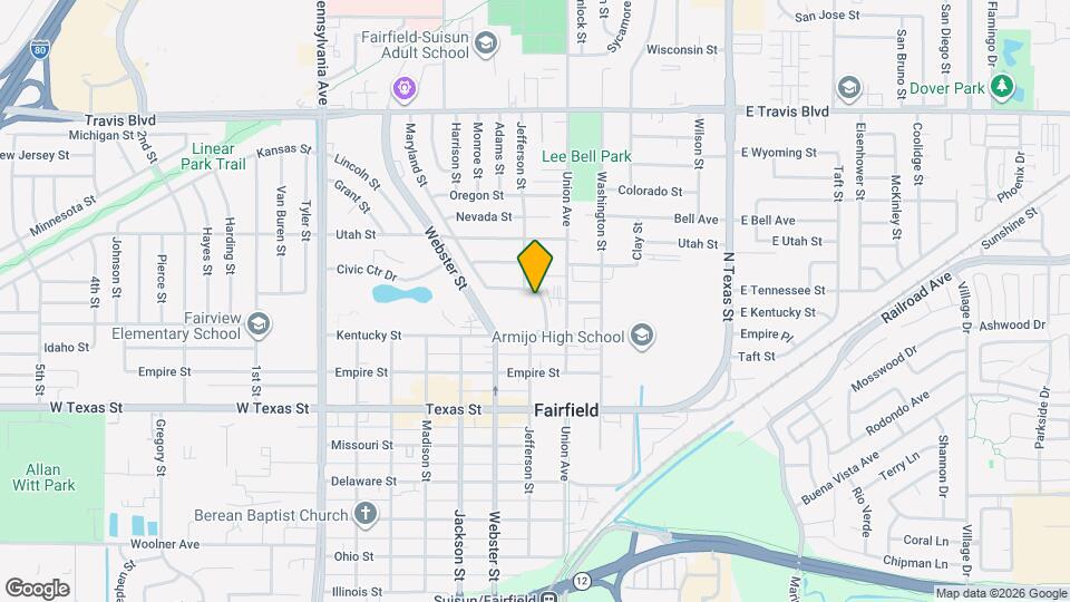 921 Jefferson St Map and Location Details