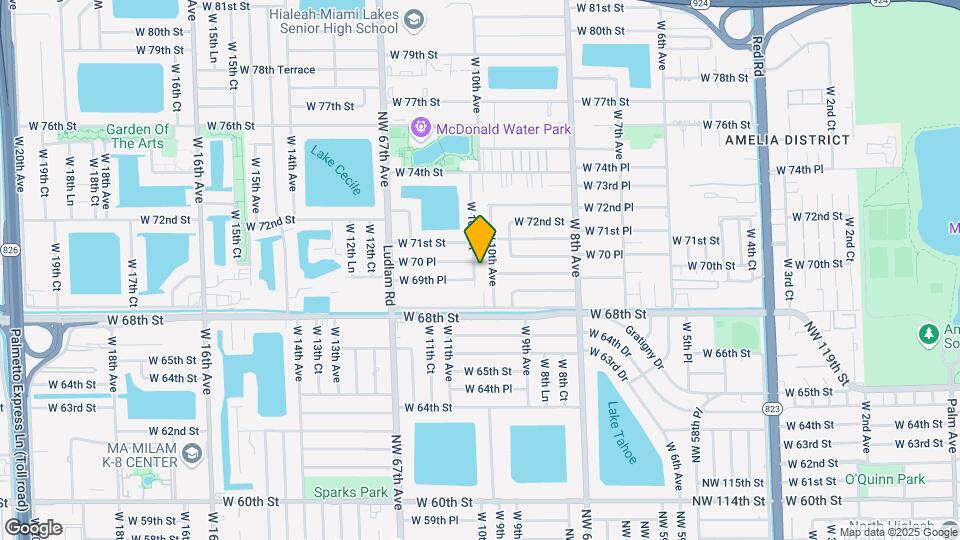 6975 W 10th Ct Map and Location Details