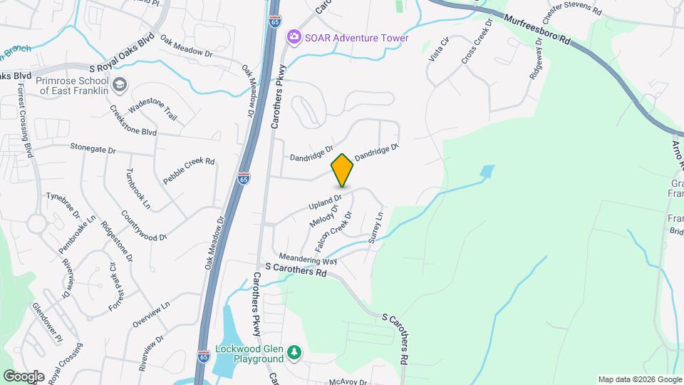 2041 Upland Dr Map and Location Details