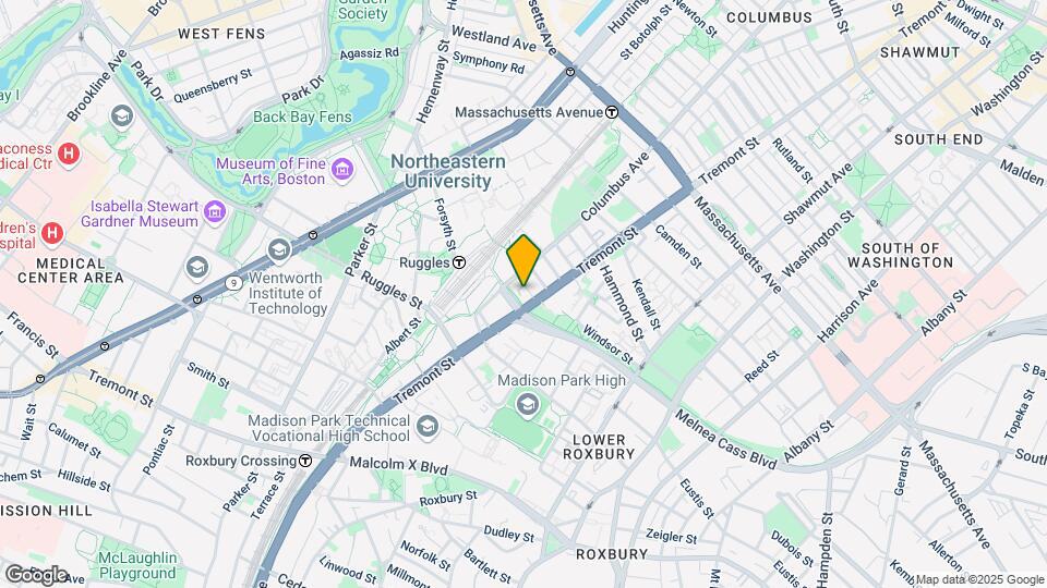 1073 Tremont St Map and Location Details