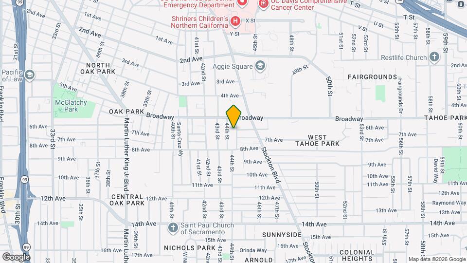 3108 San Diego Way Map and Location Details