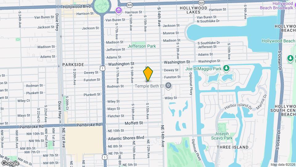 1459 Rodman St Map and Location Details