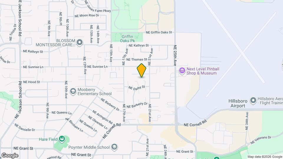 2033 NE Darby St Map and Location Details