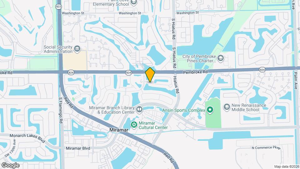 11480 SW 18th Ct Map and Location Details