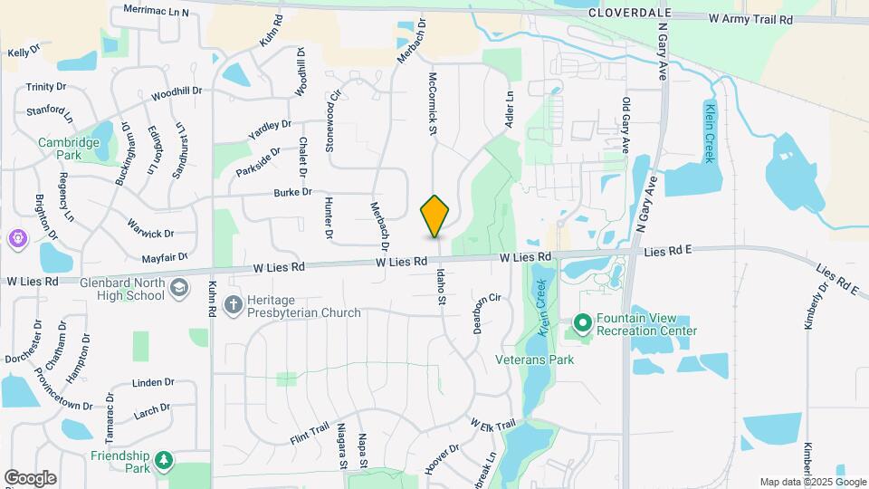 1034 Idaho St Map and Location Details
