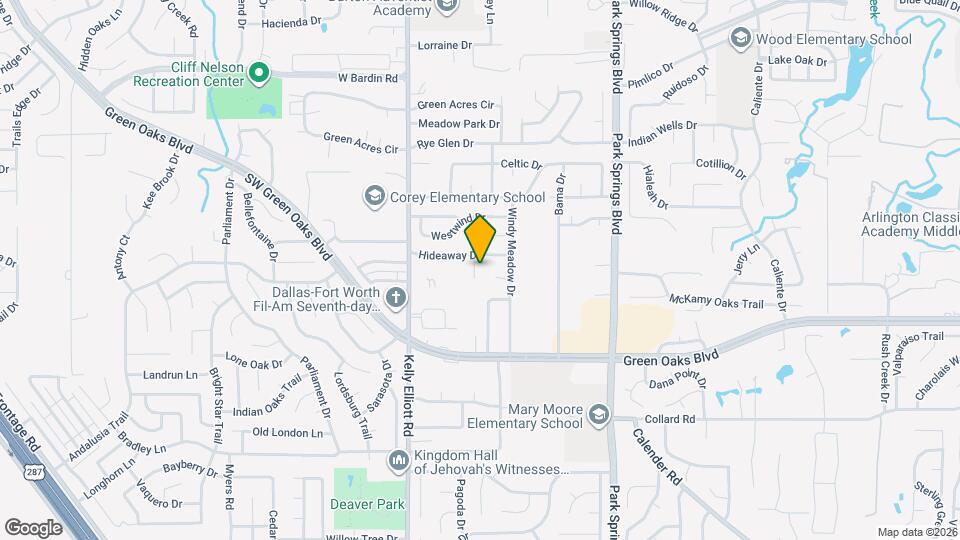 5205 Hideaway Ct Map and Location Details