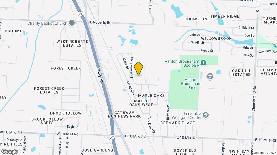 10520 Wilderness Ln Mapa y Detalles de la Ubicación