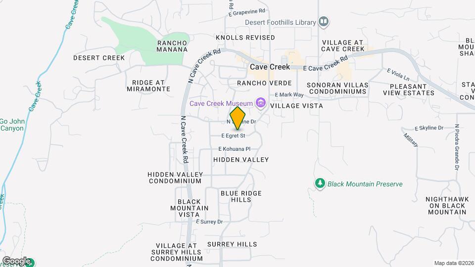 6034 E Egret St Map and Location Details