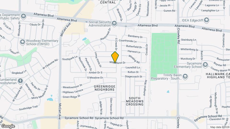 2701 Whitehurst Dr Map and Location Details