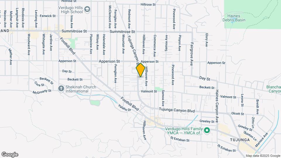 10254 Tujunga Canyon Blvd Map and Location Details