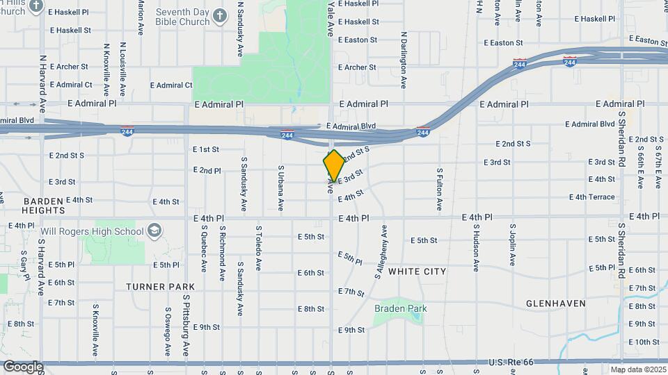 311 S Yale Ave Map and Location Details