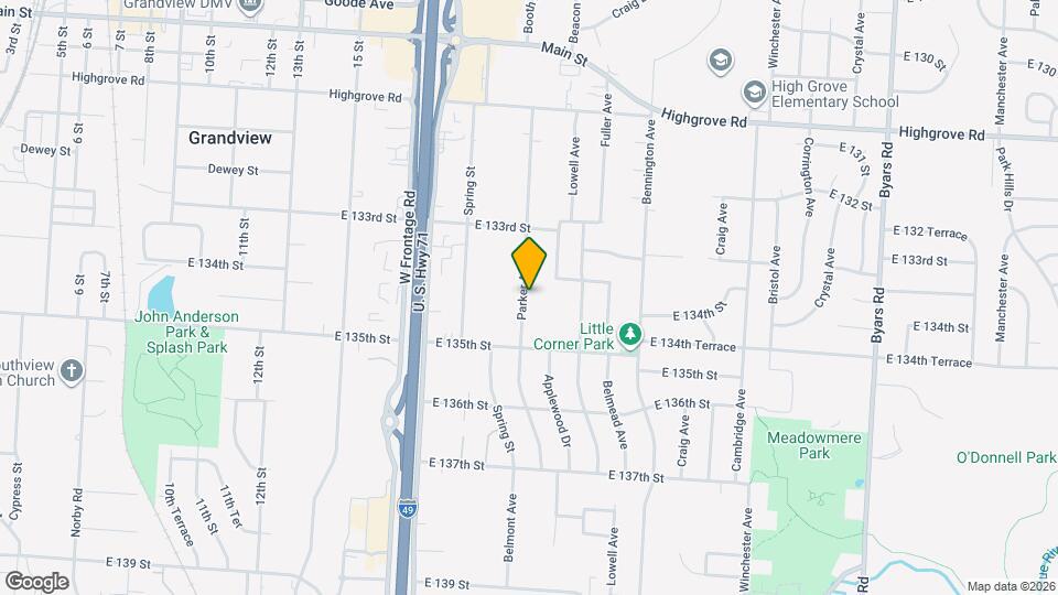 13401 Parker Ave Mapa y Detalles de la Ubicación