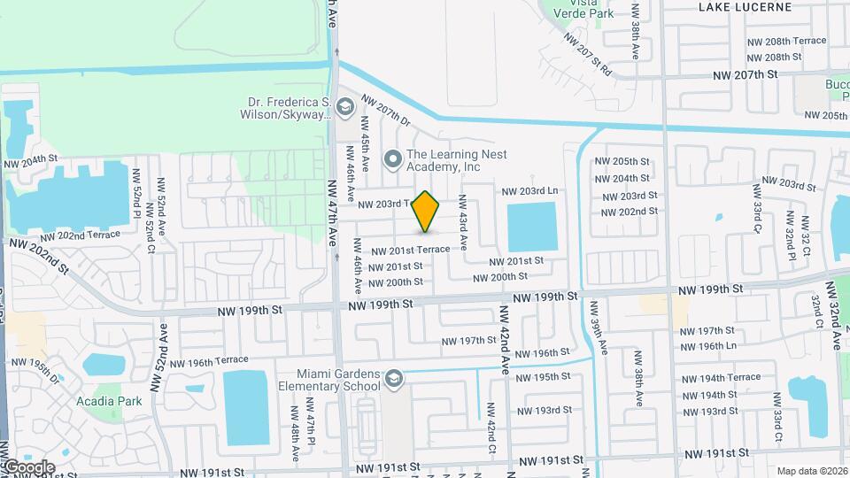 4384 NW 202nd St Map and Location Details