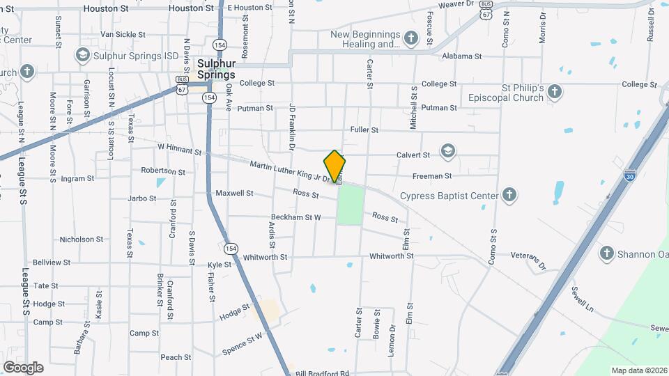 504 Lamar St Map and Location Details