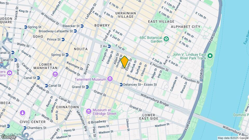 139 Essex St Mapa y Detalles de la Ubicación