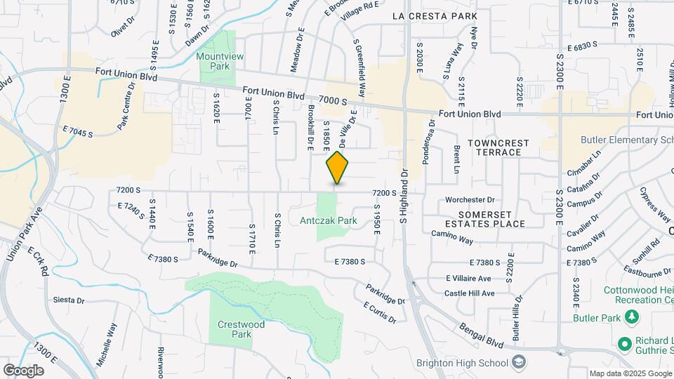 1869 7200 S, Unit 1869 E 7200 S #B Map and Location Details