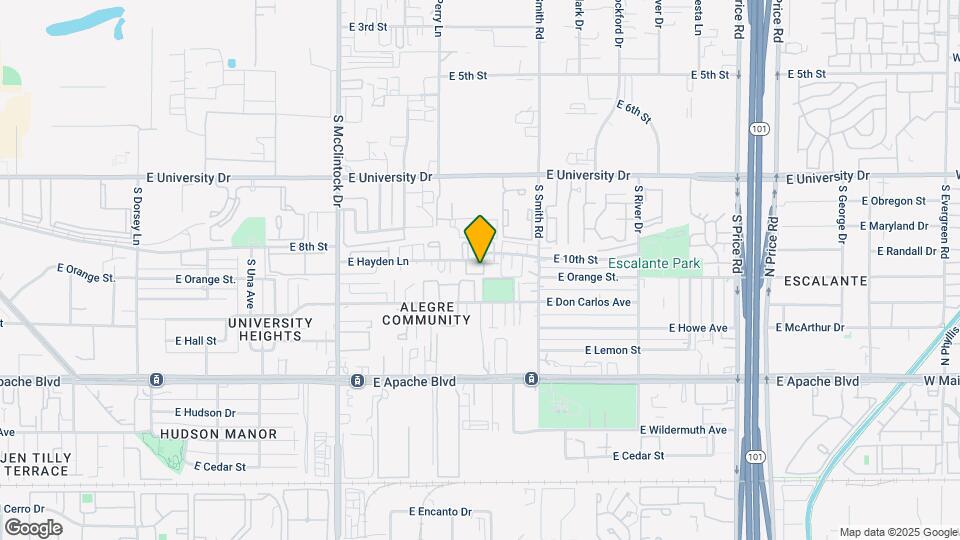 1925 E Hayden Ln Map and Location Details