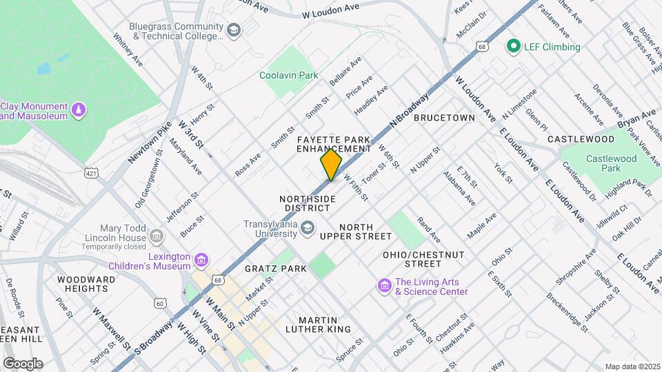 444 N Broadway Map and Location Details