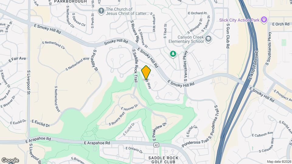 6333 S Sicily Way Map and Location Details