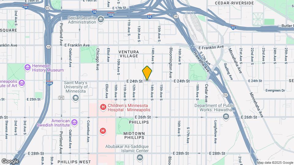 1309 W 24th St, Unit 3 Map and Location Details
