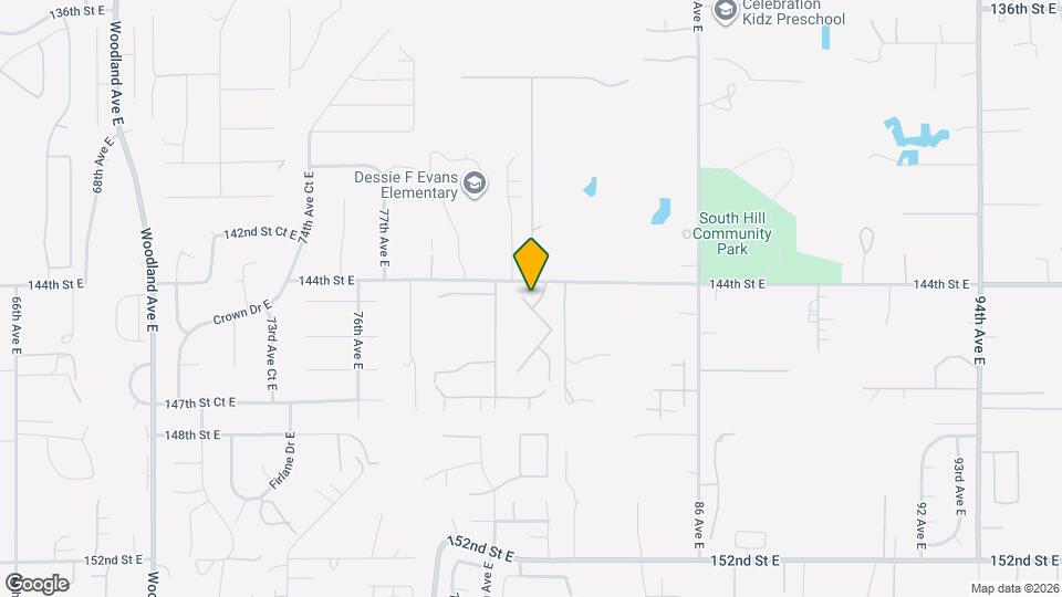 14424 Sandy Glen Ln E Map and Location Details