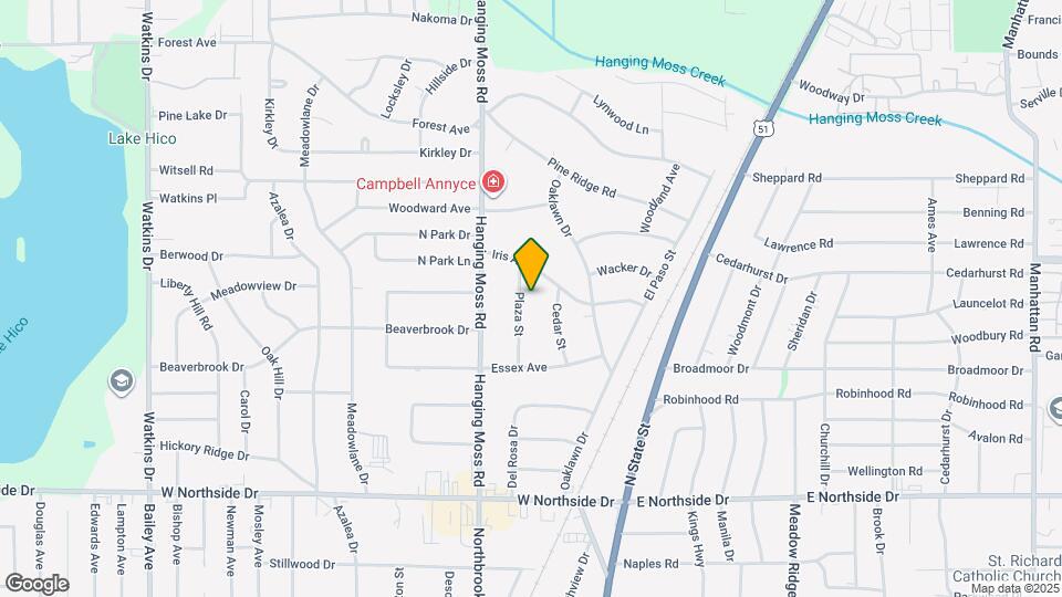 4170 Plaza St Map and Location Details