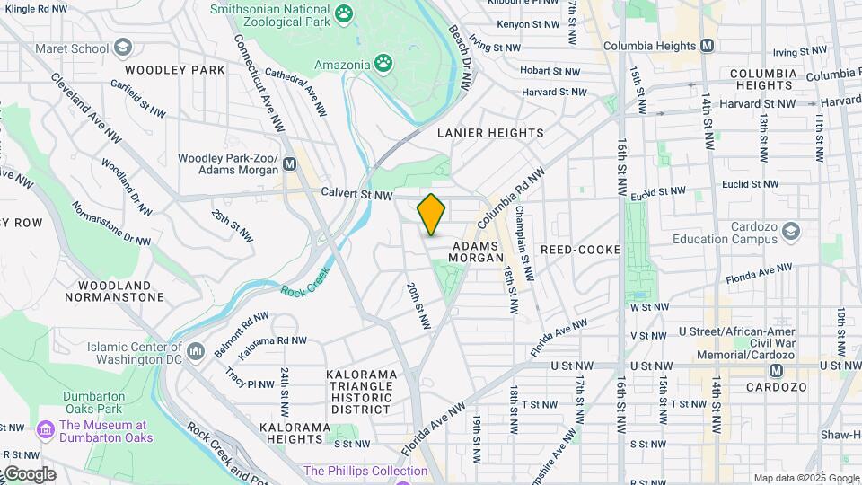 1869 Mintwood Pl NW Map and Location Details