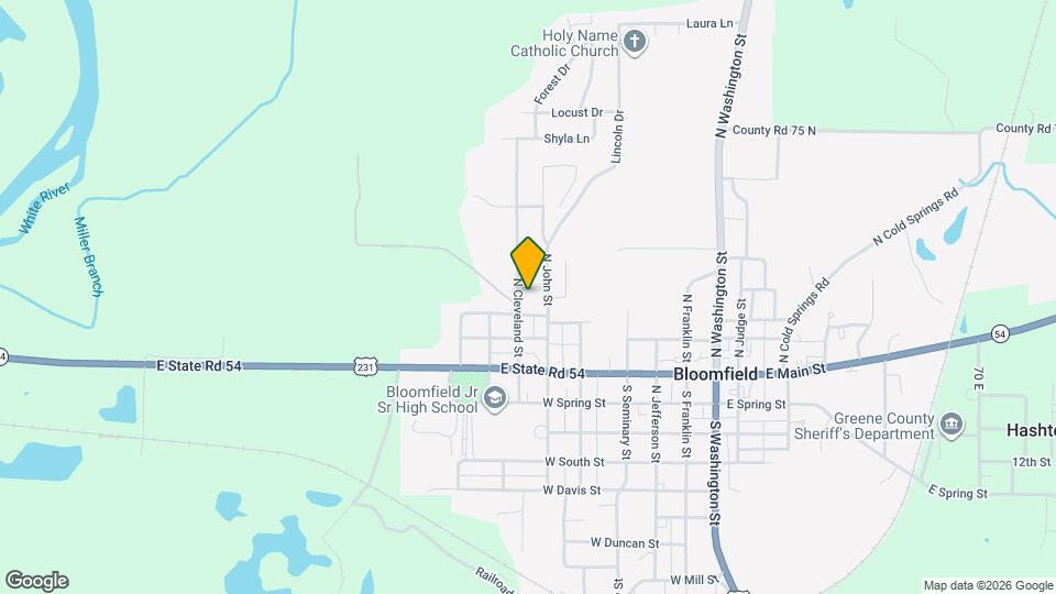 Village Apartments of Bloomfield Mapa y Detalles de la Ubicación