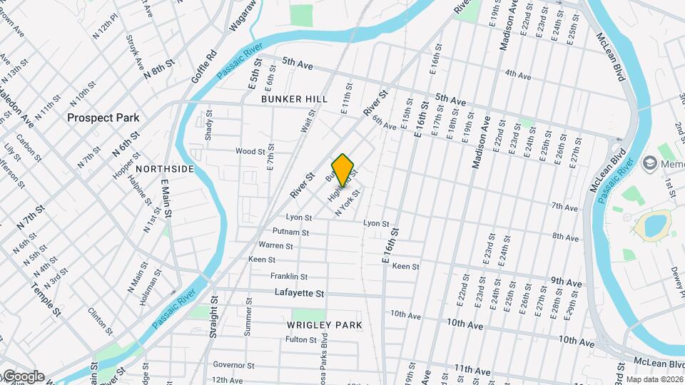 93 Highland St Mapa y Detalles de la Ubicación