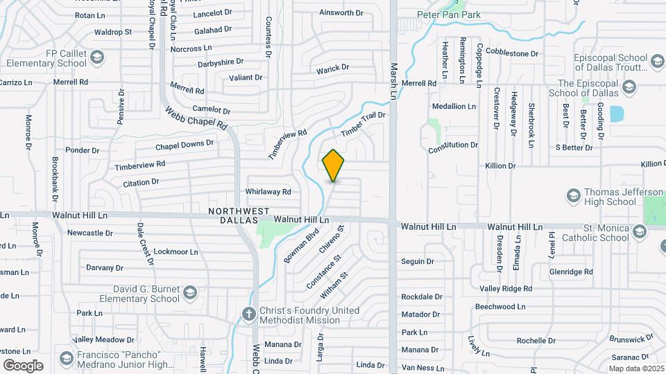 3607 Stables Ln Map and Location Details