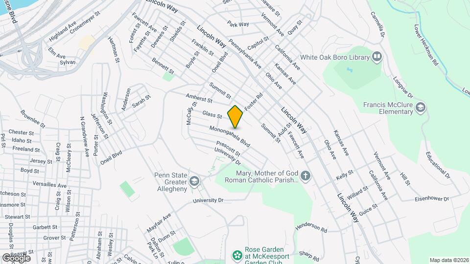 1213 Monongahela Blvd, Unit 1213 b Map and Location Details