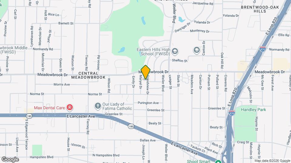 2332 Grandview Dr Map and Location Details