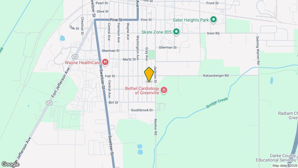 1023 Gray Ave Map and Location Details