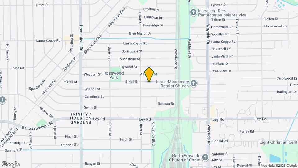 7522 S Hall St Map and Location Details