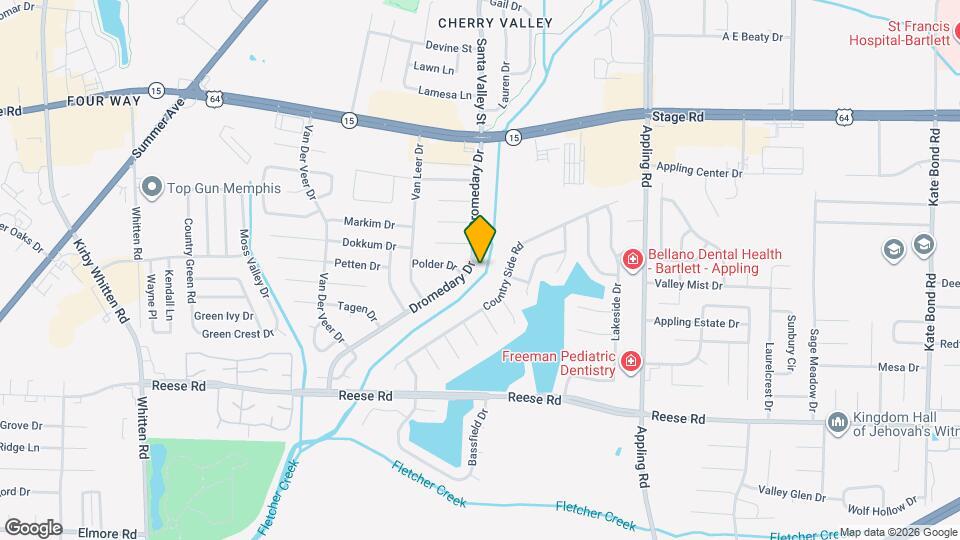 2700 Dromedary Dr Map and Location Details