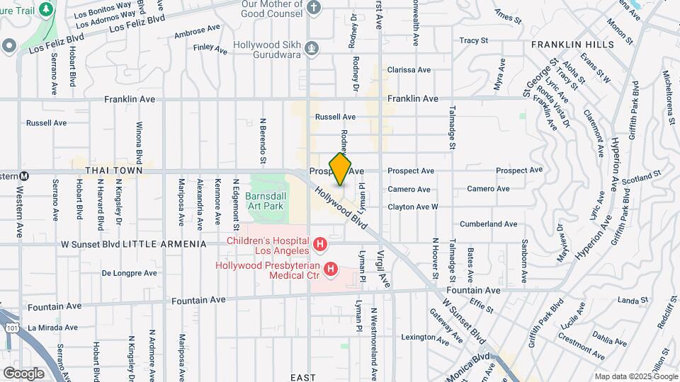 1627 Rodney Dr Mapa y Detalles de la Ubicación