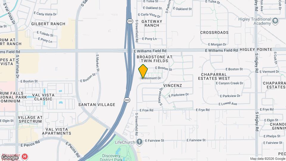 2451 E Vermont Dr Map and Location Details