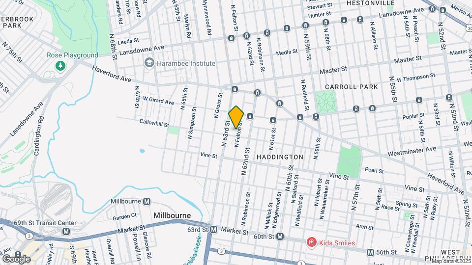 406 N Felton St Map and Location Details