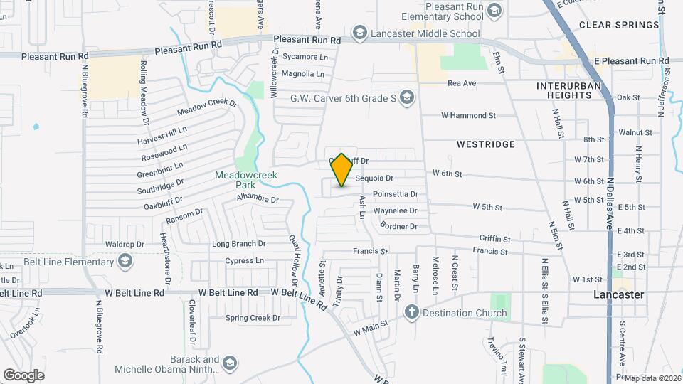 921 Poinsettia Dr Map and Location Details