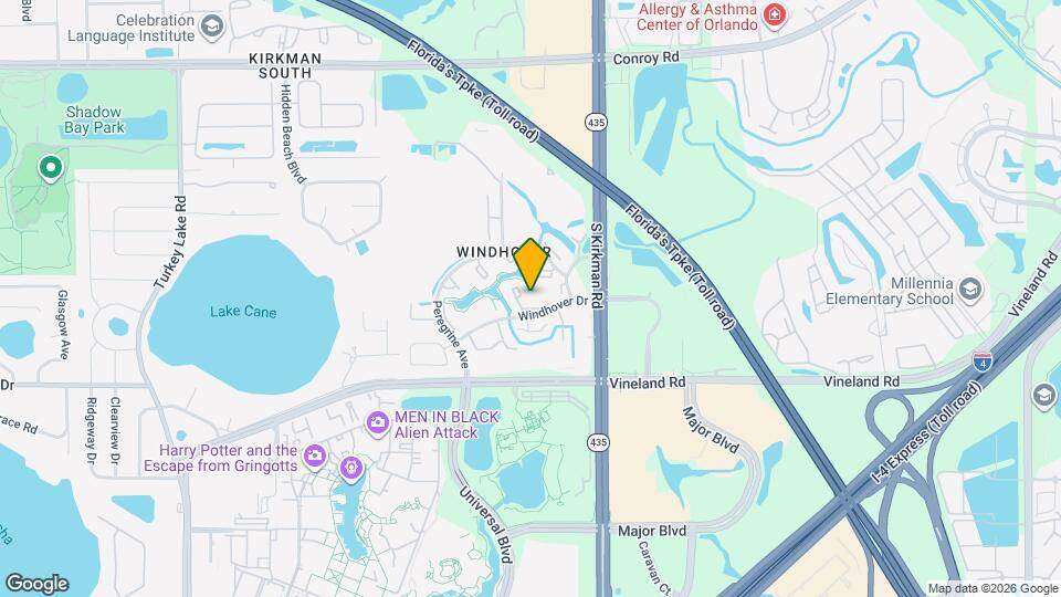 5801 Windhover Dr Map and Location Details